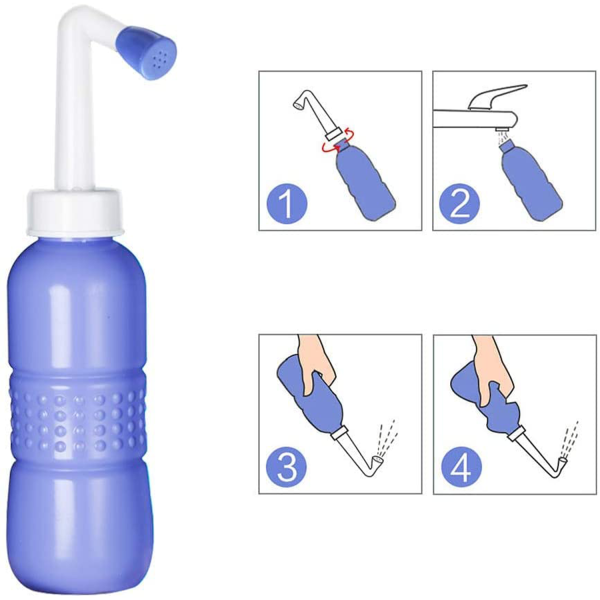 15.8oz Handheld Portable Bidet Washer Bottle for Travel