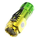 Three-Eyed Rechargeable LED Flashlight – Zoom & Magnetic