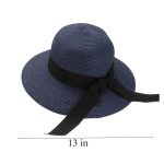 Fashionable Wide Brim Straw Hat for Travel & Outdoors