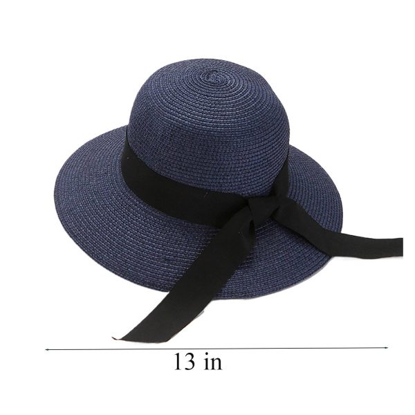 Fashionable Wide Brim Straw Hat for Travel & Outdoors