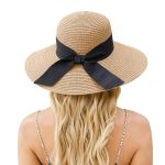 Fashionable Wide Brim Straw Hat for Travel & Outdoors