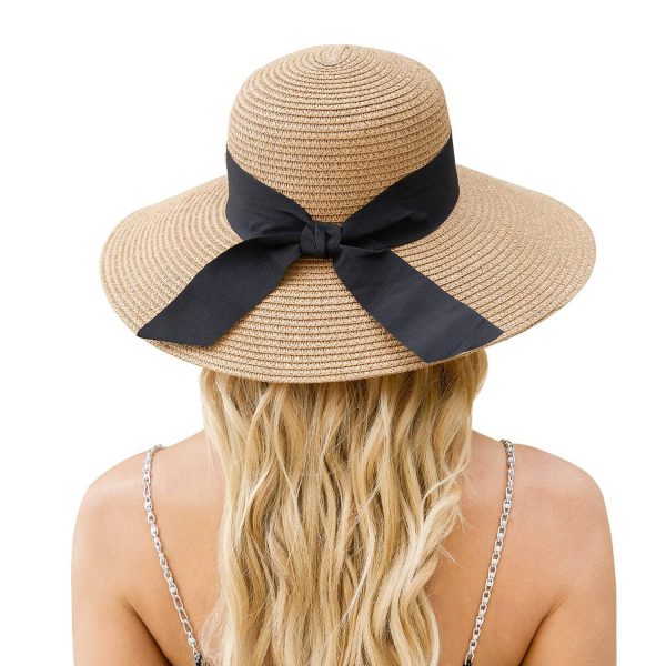 Fashionable Wide Brim Straw Hat for Travel & Outdoors