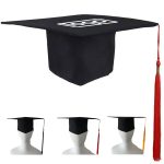 Polyester Kids' Mortar Board – Tassel & Custom Badge
