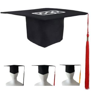 Polyester Kids' Mortar Board – Tassel & Custom Badge
